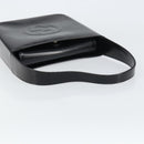 GUCCI Shoulder Bag Enamel Black Silver Auth ep12493-7