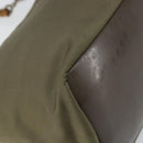 GUCCI Bamboo Shoulder Bag Nylon Khaki Silver 000 0531 Auth ep12494-13