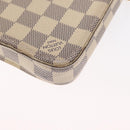 LOUIS VUITTON Damier Azur Pochette Felicie Chain Wallet N63106 LV Auth ep12496-9