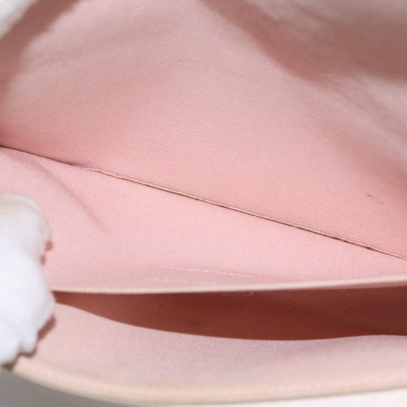 LOUIS VUITTON Damier Azur Pochette Felicie Chain Wallet N63106 LV Auth ep12496