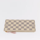 LOUIS VUITTON Damier Azur Pochette Felicie Chain Wallet N63106 LV Auth ep12496-27