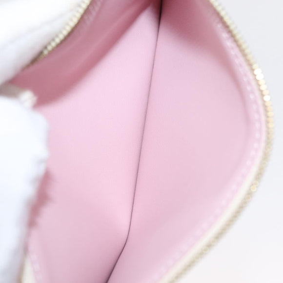 LOUIS VUITTON Damier Azur Pochette Felicie Chain Wallet N63106 LV Auth ep12496