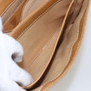 GUCCI Micro GG Supreme Shoulder Bag PVC Beige Gold Auth ep12497-22