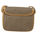GUCCI Micro GG Supreme Shoulder Bag PVC Beige Gold Auth ep12497-2