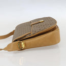 GUCCI Micro GG Supreme Shoulder Bag PVC Beige Gold Auth ep12497-3