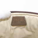 GUCCI GG Plus Supreme Shoulder Bag PVC Beige Gold Auth ep12498-16