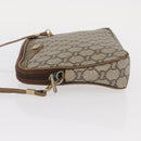 GUCCI GG Plus Supreme Shoulder Bag PVC Beige Gold Auth ep12498-5