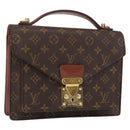 LOUIS VUITTON Monogram Monceau 28 Hand Bag M51185 LV Auth ep12500-1