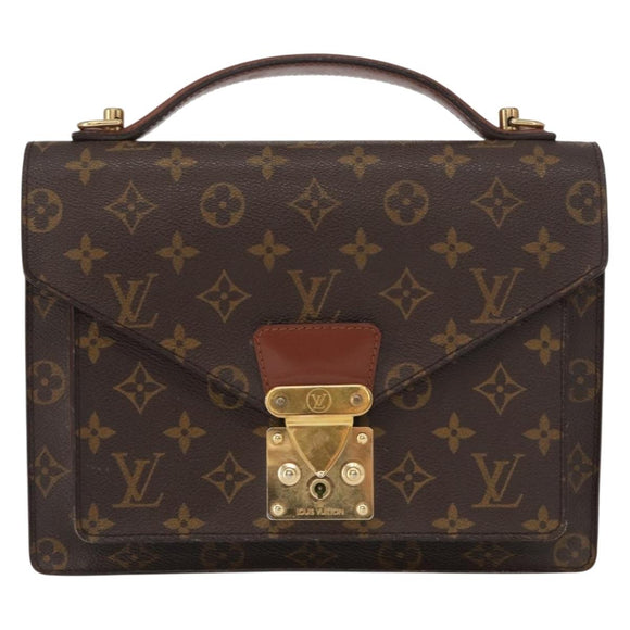LOUIS VUITTON Monogram Monceau 28 Hand Bag M51185 LV Auth ep12500