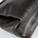 GUCCI Hand Bag Leather Dark Brown Gold 000 406 1080 Auth ep12502-11