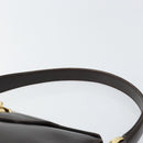 GUCCI Hand Bag Leather Dark Brown Gold 000 406 1080 Auth ep12502-8