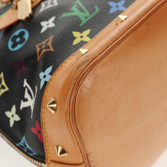 LOUIS VUITTON Monogram Multicolor Alma PM Handtasche Schwarz M40444 LV Auth ep12504V