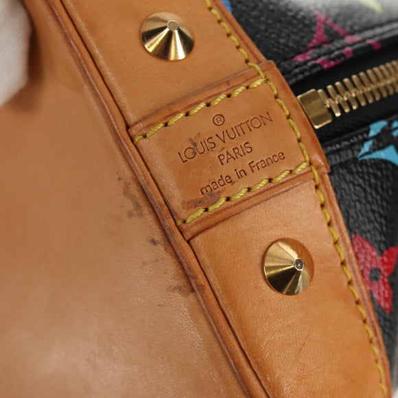 LOUIS VUITTON Monogram Multicolor Alma PM Handtasche Schwarz M40444 LV Auth ep12504V