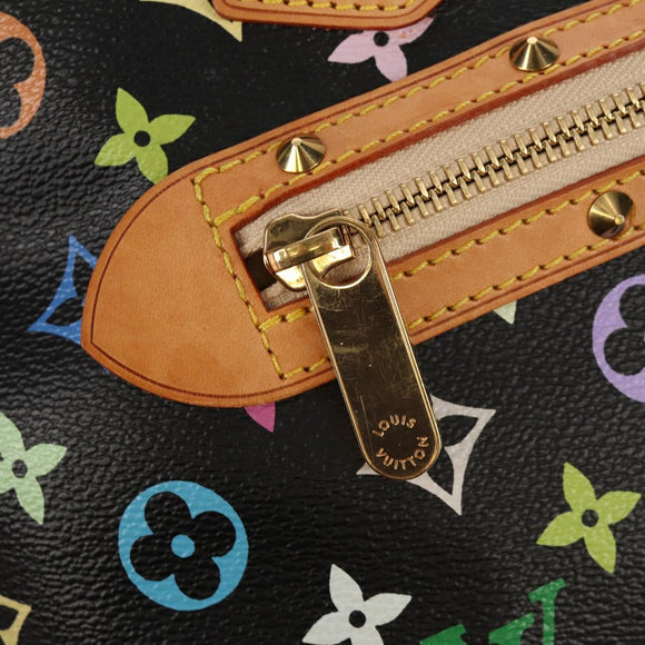 LOUIS VUITTON Monogram Multicolor Alma PM Handtasche Schwarz M40444 LV Auth ep12504V