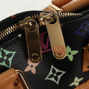LOUIS VUITTON Monogram Multicolor Alma PM Handtasche Schwarz M40444 LV Auth ep12504V-20