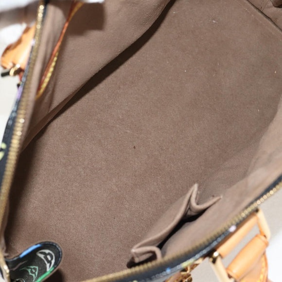 LOUIS VUITTON Monogram Multicolor Alma PM Hand Bag Black M40444 LV Auth ep12504V