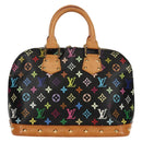 LOUIS VUITTON Monogram Multicolor Alma PM Handtasche Schwarz M40444 LV Auth ep12504V-2
