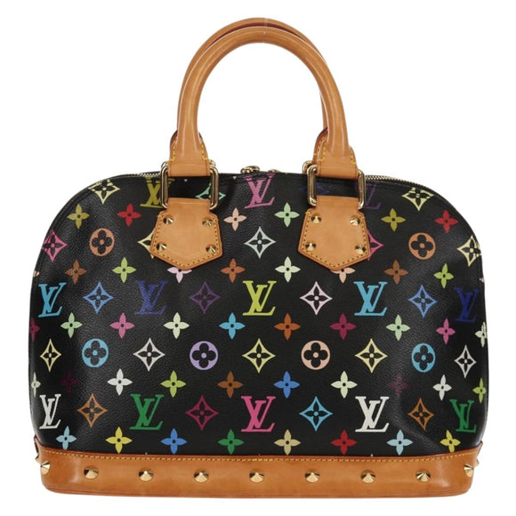 LOUIS VUITTON Monogram Multicolor Alma PM Handtasche Schwarz M40444 LV Auth ep12504V