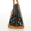 LOUIS VUITTON Monogram Multicolor Alma PM Handtasche Schwarz M40444 LV Auth ep12504V-3