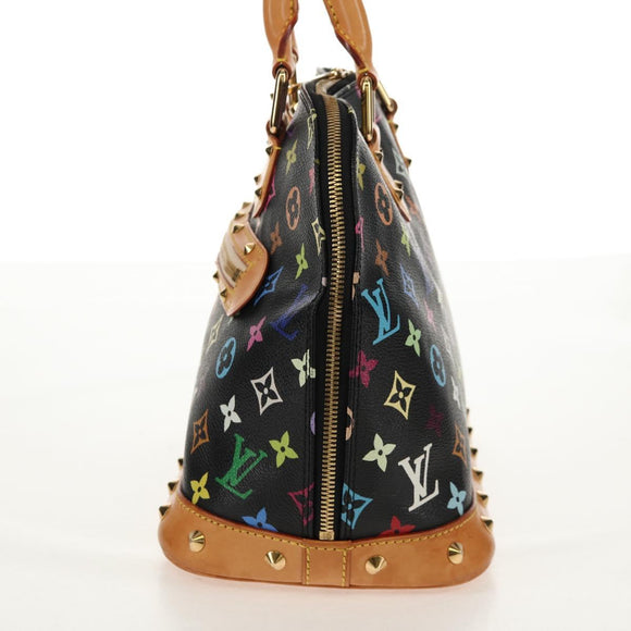 LOUIS VUITTON Monogram Multicolor Alma PM Handtasche Schwarz M40444 LV Auth ep12504V