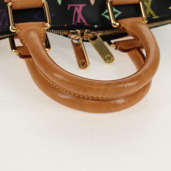 LOUIS VUITTON Monogram Multicolor Alma PM Handtasche Schwarz M40444 LV Auth ep12504V
