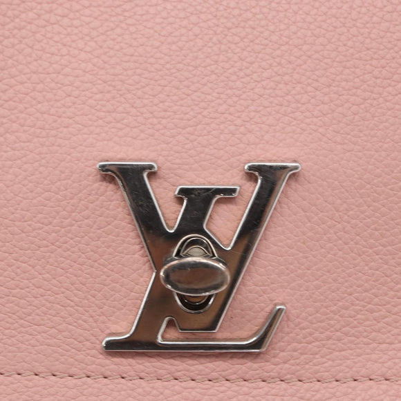 LOUIS VUITTON Rock Me 2 BB Shoulder Bag Leather Pink M54576 LV Auth ep12511