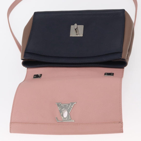 LOUIS VUITTON Rock Me 2 BB Shoulder Bag Leather Pink M54576 LV Auth ep12511