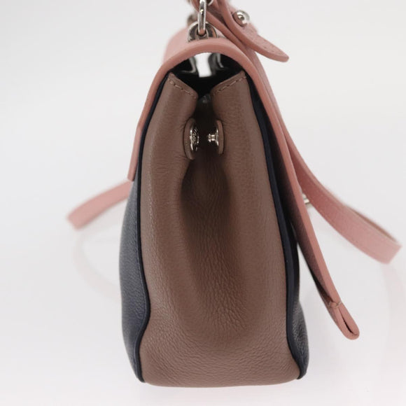 LOUIS VUITTON Rock Me 2 BB Shoulder Bag Leather Pink M54576 LV Auth ep12511
