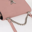 LOUIS VUITTON Rock Me 2 BB Shoulder Bag Leather Pink M54576 LV Auth ep12511-6