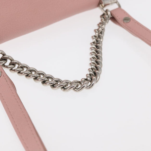 LOUIS VUITTON Rock Me 2 BB Shoulder Bag Leather Pink M54576 LV Auth ep12511