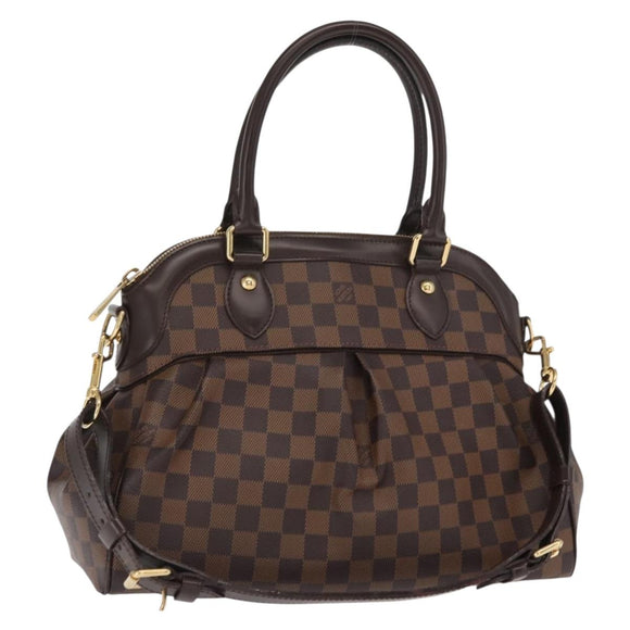 LOUIS VUITTON Damier Ebene Trevi PM Hand Bag 2way N51997 LV Auth ep12513