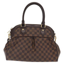 LOUIS VUITTON Damier Ebene Trevi PM Hand Bag 2way N51997 LV Auth ep12513-13