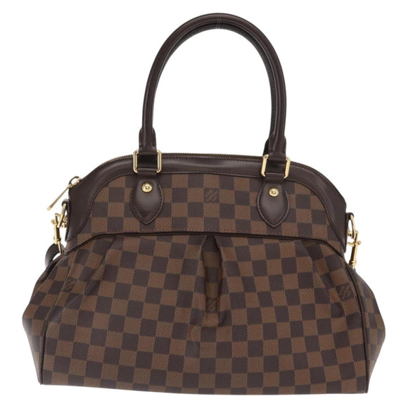 LOUIS VUITTON Damier Ebene Trevi PM Hand Bag 2way N51997 LV Auth ep12513