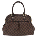 LOUIS VUITTON Damier Ebene Trevi PM Hand Bag 2way N51997 LV Auth ep12513-2