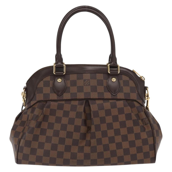 LOUIS VUITTON Damier Ebene Trevi PM Hand Bag 2way N51997 LV Auth ep12513