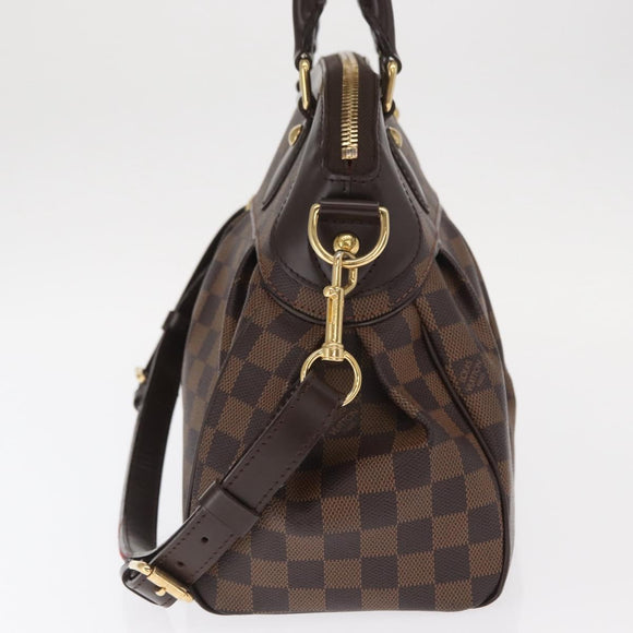 LOUIS VUITTON Damier Ebene Trevi PM Hand Bag 2way N51997 LV Auth ep12513