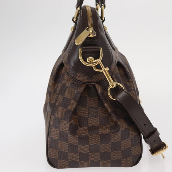 LOUIS VUITTON Damier Ebene Trevi PM Hand Bag 2way N51997 LV Auth ep12513