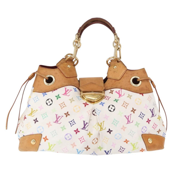LOUIS VUITTON Monogram Multicolor Ursula Tote Bag White M40123 LV Auth ep12515
