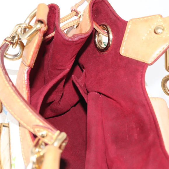 LOUIS VUITTON Monogram Multicolor Ursula Tote Bag White M40123 LV Auth ep12515