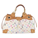 LOUIS VUITTON Monogram Multicolor Ursula Tote Bag White M40123 LV Auth ep12515-2
