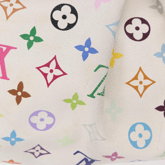 LOUIS VUITTON Monogram Multicolor Ursula Tote Bag White M40123 LV Auth ep12515