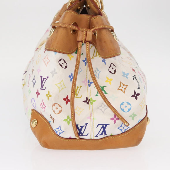 LOUIS VUITTON Monogram Multicolor Ursula Tote Bag White M40123 LV Auth ep12515