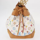 LOUIS VUITTON Monogram Multicolor Ursula Tote Bag White M40123 LV Auth ep12515-5