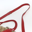 GUCCI Bamboo Wrasse GG Canvas Tote Bag 2way Beige Gold 269946 Auth ep12523-10