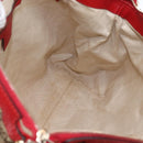 GUCCI Bamboo Wrasse GG Canvas Tote Bag 2way Beige Gold 269946 Auth ep12523-21