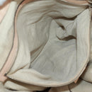GUCCI GG Canvas Tote Bag 2-wegs Beige Zilver 232949 Auth ep12524-25