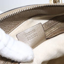 GUCCI Bamboo Wrasse GG Canvas Tote Bag 2way Beige Gold 282300 Auth ep12525-12