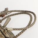 GUCCI Bamboo Wrasse GG Canvas Tote Bag 2way Beige Gold 282300 Auth ep12525-8