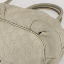 GUCCI GG Canvas Guccissima Sukey Bag Leather 2way Ivory Gold 247902 Auth ep12526-10