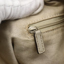 GUCCI GG Canvas Guccissima Sukey Bag Leather 2way Ivory Gold 247902 Auth ep12526-21